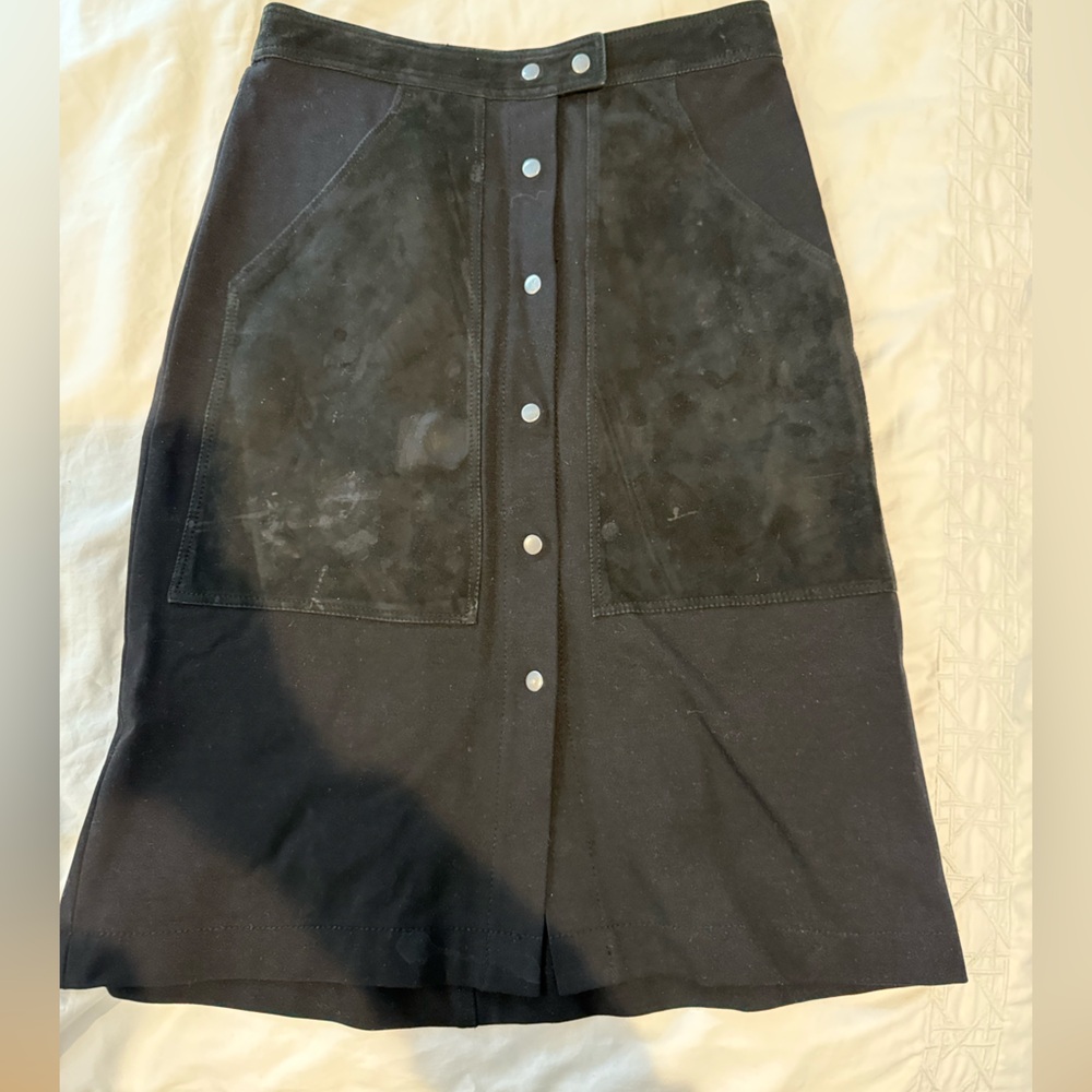 Black Theory Suede Skirt midi- excellent condition